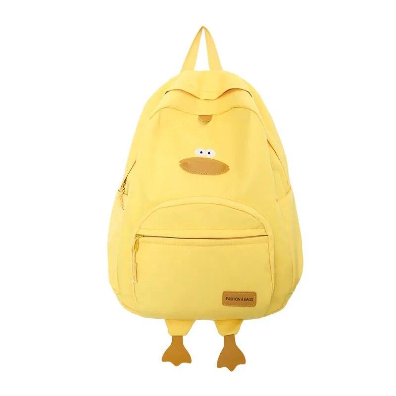 A standout gift, a Silly Sausage Animal Backpack with a duck face on it.