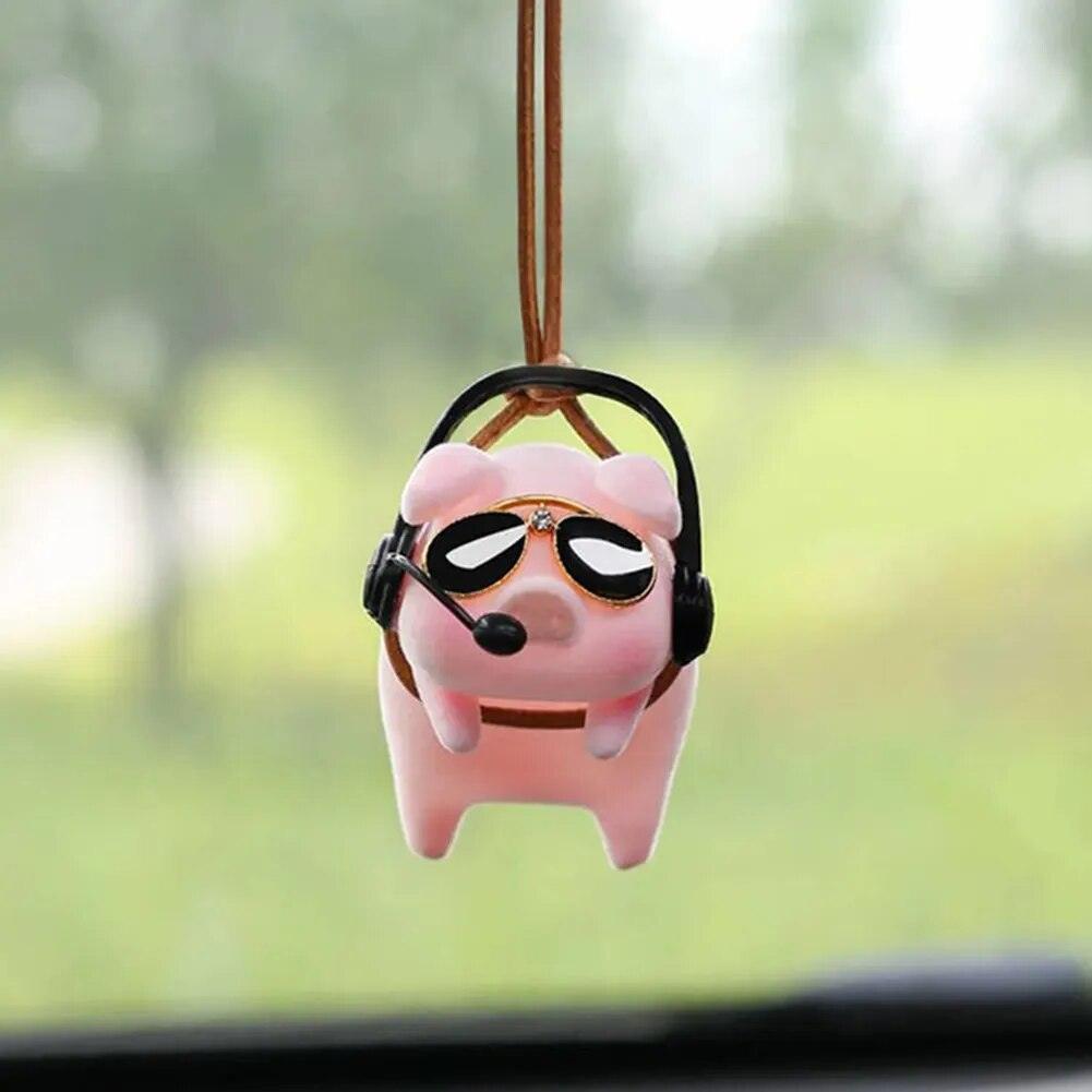 Swinging Pig Car Charm - Silly Sausage Gifts