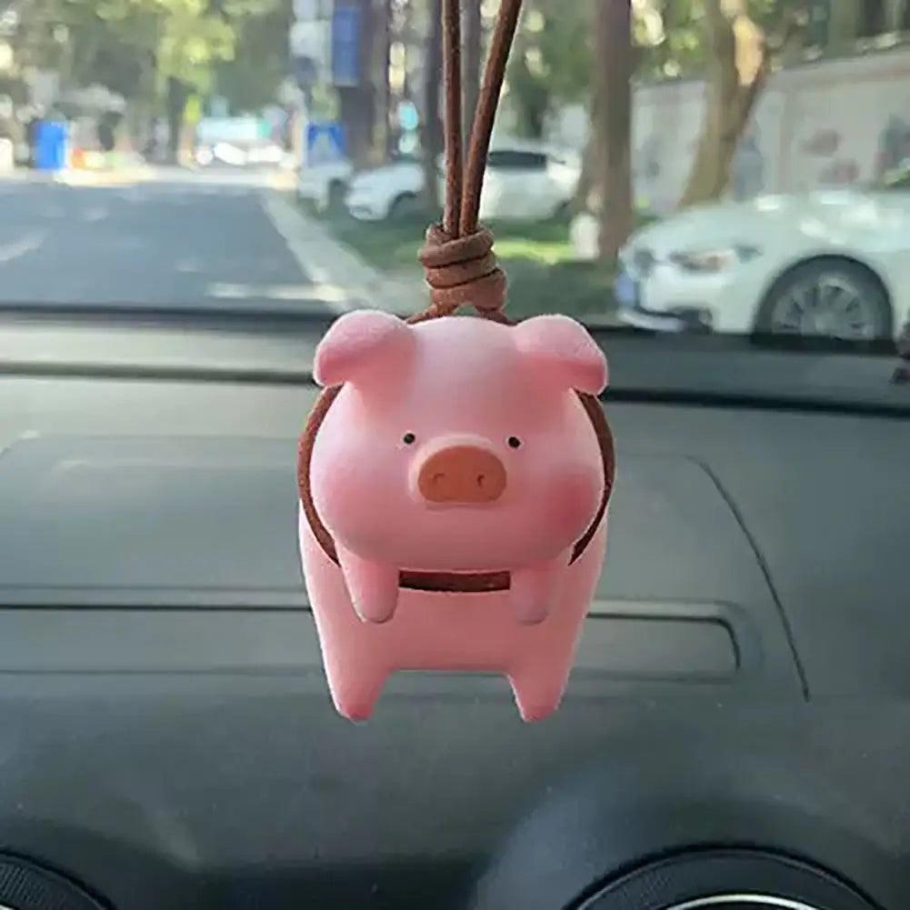 Swinging Pig Car Charm - Silly Sausage Gifts